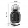 Комплект кафемашина с 6 пакета капсули Krups Mini Me KP123B10, 15 бара, 1500 W, 0.8 л, Сив/Черен