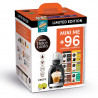 Комплект кафемашина с 6 пакета капсули Krups Mini Me KP123B10, 15 бара, 1500 W, 0.8 л, Сив/Черен