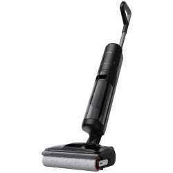 Вертикална прахосмукачка DREAME H12 Pro HHR25A, 300W, 0.7/0.9 л, 3 режима, 35 мин, Мокро/сухо, Гласови известия, LED, Автоматично сушене на мопа, Черен/сив