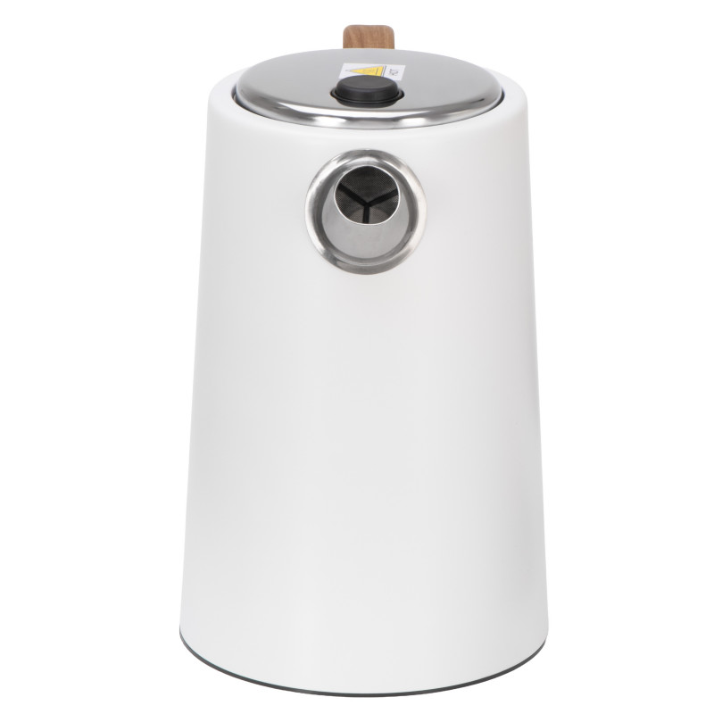 Електрическа кана Adler AD 1352, 2200W, 1.7 л, STRIX, Въртяща се основа, Автоматично изключване, Бял