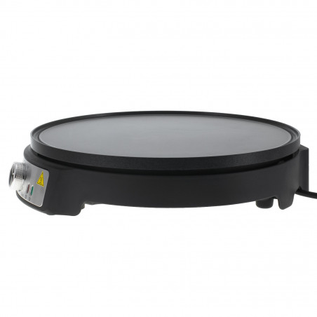 Уред за палачинки Adler AD 3093, 1600W, 30 см, Включени прибори, Черен/Инокс