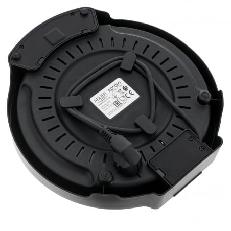 Уред за палачинки Adler AD 3093, 1600W, 30 см, Включени прибори, Черен/Инокс