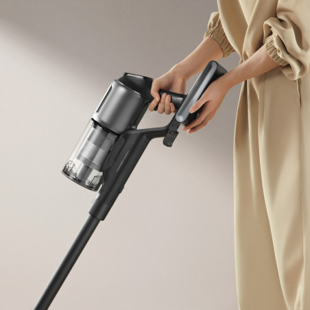 Вертикална прахосмукачка Dreame Z30 AquaCycle VZV77B, 855W, 310AW, 150000 об/мин, 3 степени, 0.32/0.4/0.6 л, 90 мин, HEPA H14, LED, Безчетков мотор, Черен