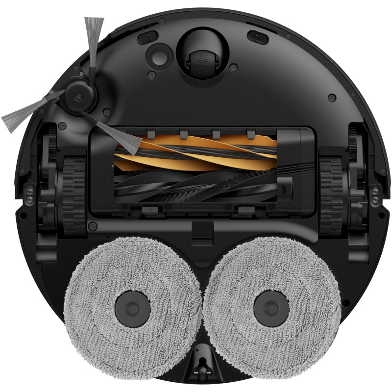 Прахосмукачка робот Dreame X50 Ultra RLX85CE-6-BK, 20000 Pa, AI разпознаване на препятствия, 360° навигация, Гласово управление, UV стерилизация, Черен/златист