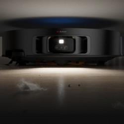 Прахосмукачка робот Dreame X50 Ultra RLX85CE-6-BK, 20000 Pa, AI разпознаване на препятствия, 360° навигация, Гласово управление, UV стерилизация, Черен/златист