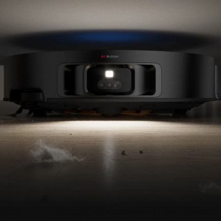 Прахосмукачка робот Dreame X50 Ultra RLX85CE-6-BK, 20000 Pa, AI разпознаване на препятствия, 360° навигация, Гласово управление, UV стерилизация, Черен/златист