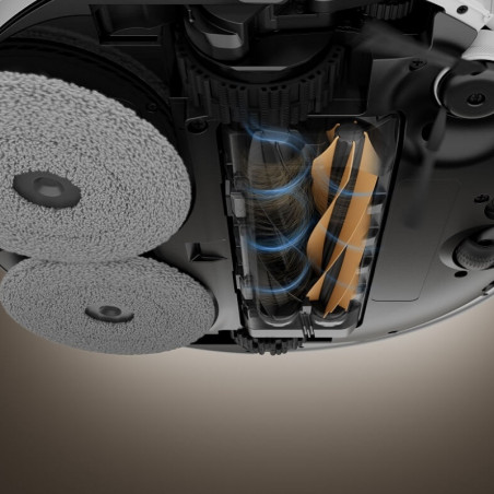 Прахосмукачка робот Dreame X50 Ultra RLX85CE-6-BK, 20000 Pa, AI разпознаване на препятствия, 360° навигация, Гласово управление, UV стерилизация, Черен/златист