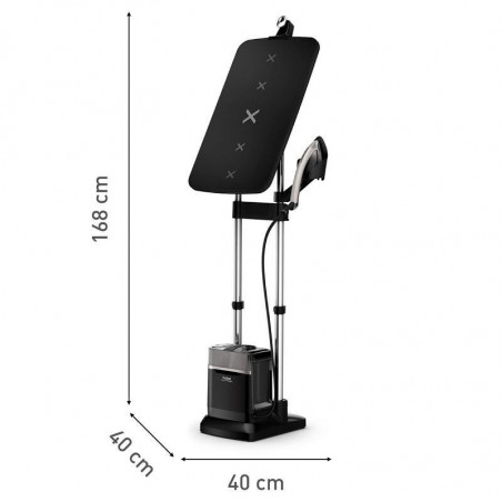 Уред за гладене с пара Tefal Ixeo Power QT2028F0, 2170W, 1.1 л, 100г/мин, Система против котлен камък, Автоматично изключване, Черен