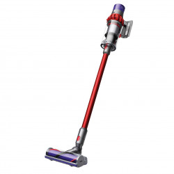 Вертикална прахосмукачка Dyson V10 Origin 394464-01, 525W, 151AW, 0.76l, 125000 об/мин, 60 мин, 3 режима, Motorbar четка, Никел/червен