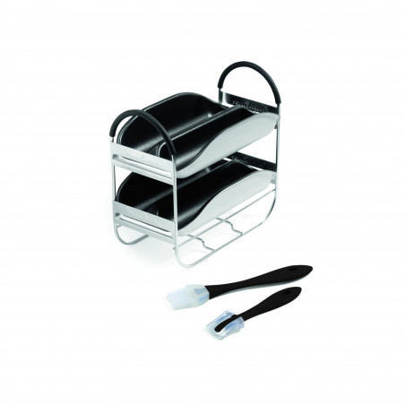 Хлебопекарна Tefal Home Bread Baguette PF610138, 1600 W, 750/1000/1500 гр, 2 бъркалки, 16 програми, Бял