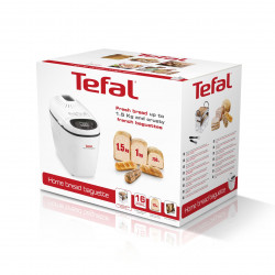Хлебопекарна Tefal Home Bread Baguette PF610138, 1600 W, 750/1000/1500 гр, 2 бъркалки, 16 програми, Бял