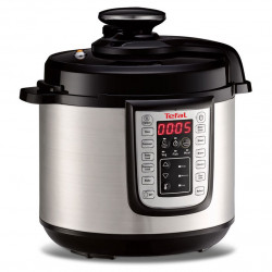 Мултикукър Tefal CY505EE0 One Pot, 1200 W, 6л, 25 програми, Таймер, Поддържане на топлина, Сребрист/черен