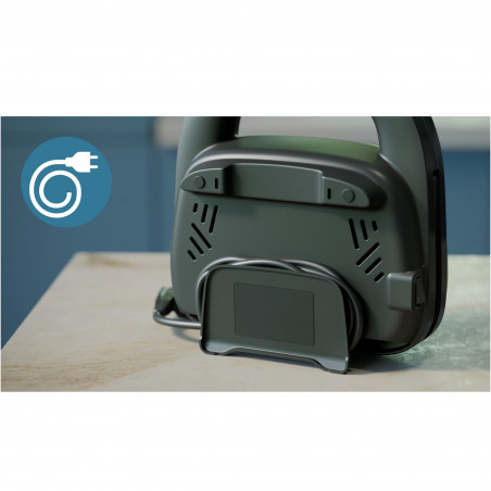 Сандвич тостер Philips HD2331/90 Series 3000, 750 W, За 2 филии/4 триъгълни сандвича, Незалепващи алуминиеви плочи, Черен