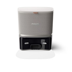 Прахосмукачка робот и моп Philips XU5100/20, 4800 mAh, 10000 Pa, WiFi, LDS навигация, EPA 10, Сухо/мокро почистване, Бежов