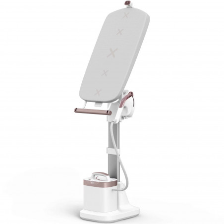 Уред за гладене с пара Tefal Ixeo Vision QT1811E0, 2170W, 3 степени на мощност, 1.2 л, 200г/мин, LED подсветка, Освежаване и хигиенизиране, Автоматично изключване, Бял