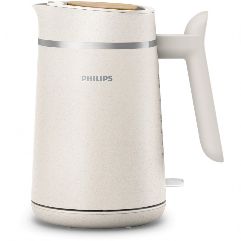 Електрическа кана Philips HD9365/10 Conscious collection, 2200 W, 1.7 л, Автоматично изключване, Филтър срещу варовик, Матово бял