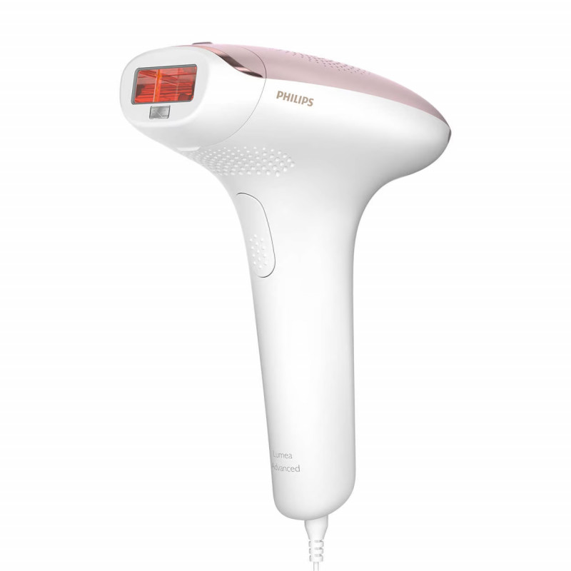 Фотоепилатор IPL Philips Lumea Advanced SC1994/00, 250 000 импулса, Сензор за цвят на кожата, UV филтър, Бял/розов