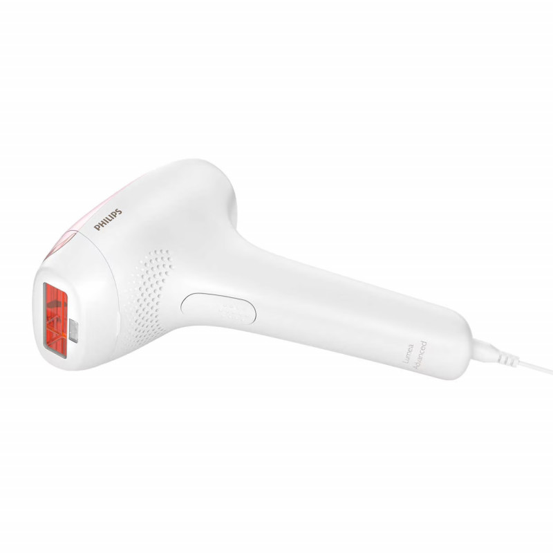 Фотоепилатор IPL Philips Lumea Advanced SC1994/00, 250 000 импулса, Сензор за цвят на кожата, UV филтър, Бял/розов