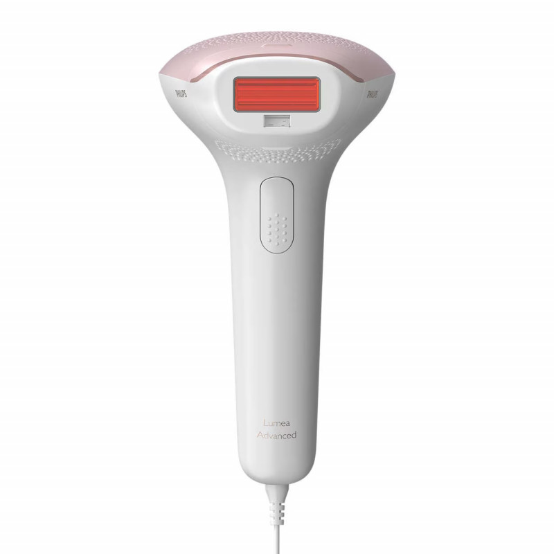 Фотоепилатор IPL Philips Lumea Advanced SC1994/00, 250 000 импулса, Сензор за цвят на кожата, UV филтър, Бял/розов