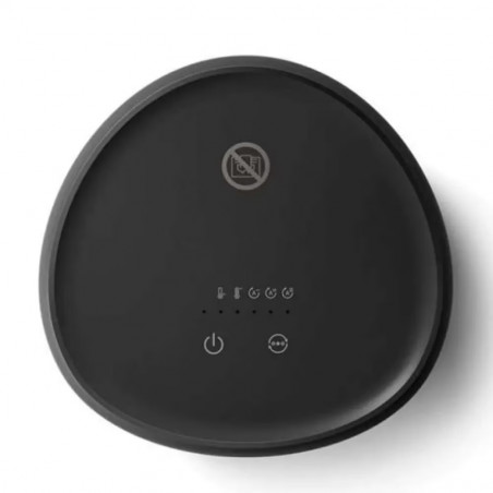 Вентилаторна печка-духалка с керамичен нагревател Philips CX2120/01, 600/1500 W, За до 15м2, 3 температурни настройки, Защита от преобръщане, Черен