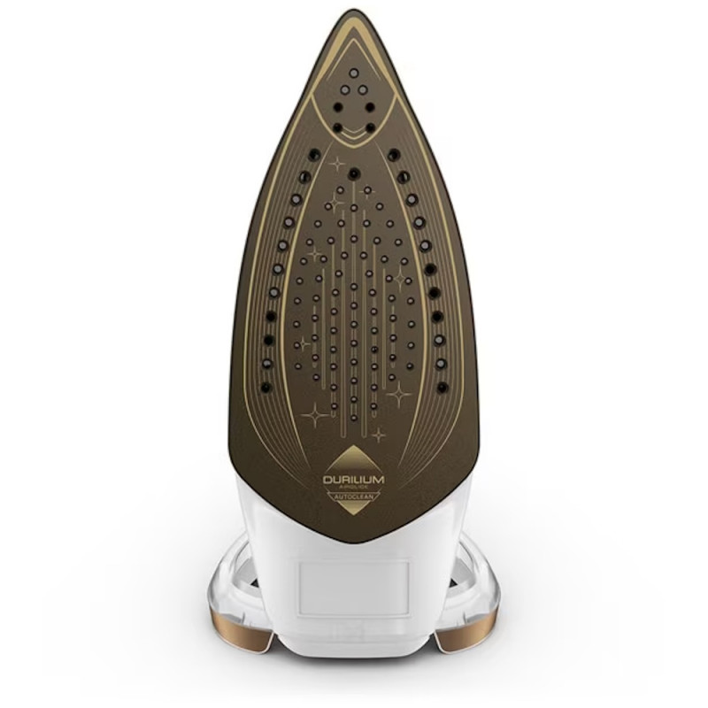 Ютия Тefal Puregliss FV8042E0, 2900 W, 270 g/min, 270 ml, Вертикално гладене, Система притив капене, Бял/златист