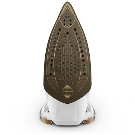 Ютия Тefal Puregliss FV8042E0, 2900 W, 270 g/min, 270 ml, Вертикално гладене, Система притив капене, Бял/златист