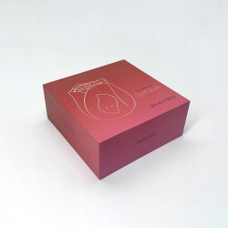 Интимен масажор Beautifly Rose Glow Pleaser, 5 режима, 5 скорости, 90 мин, Подходящ за ползване под душ/във вана, Антиалергичен силикон, Безшумен, Червен