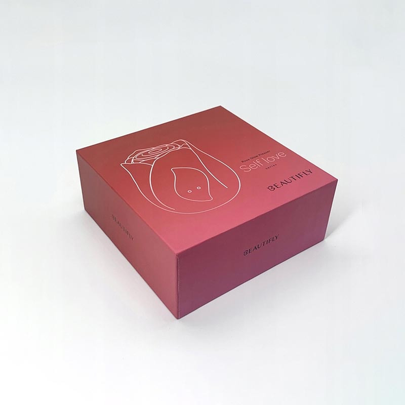 Интимен масажор Beautifly Rose Glow Pleaser, 5 режима, 5 скорости, 90 мин, Подходящ за ползване под душ/във вана, Антиалергичен силикон, Безшумен, Червен