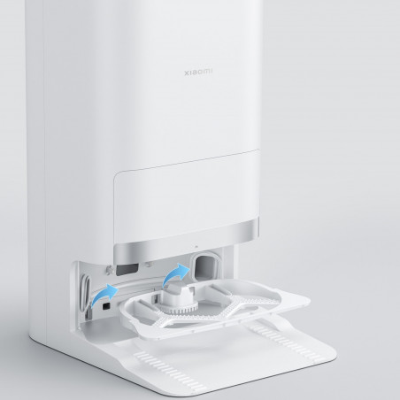 Прахосмукачка робот Xiaomi X20+, 6000 Pa, 140 мин, 0.35/4 л, Функция моп, Самоизпразваща станция, LDS навигация, Избягване на предмети, Мобилно приложение, Бял