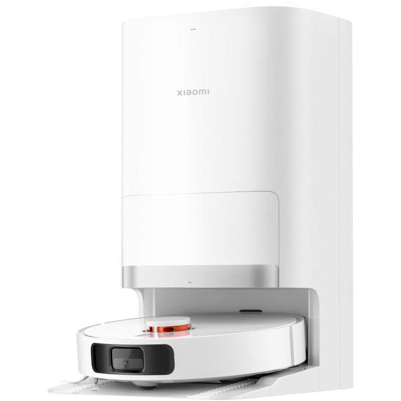 Прахосмукачка робот Xiaomi X20+, 6000 Pa, 140 мин, 0.35/4 л, Функция моп, Самоизпразваща станция, LDS навигация, Избягване на предмети, Мобилно приложение, Бял
