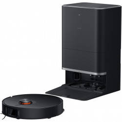 Робот прахосмукачка Xiaomi X20 Max, 8000 Pa, 0.5/4 л, 120 мин, Функция моп с топла вода, Гласово управление, Самоизпразваща станция, LDS навигация, Осветление, Черен