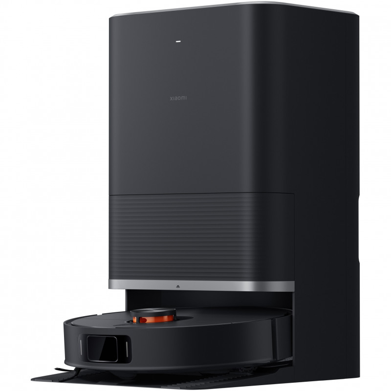 Робот прахосмукачка Xiaomi X20 Max, 8000 Pa, 0.5/4 л, 120 мин, Функция моп с топла вода, Гласово управление, Самоизпразваща станция, LDS навигация, Осветление, Черен