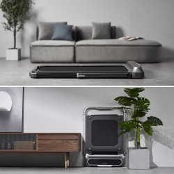 Бягаща пътека Xiaomi KingSmith WalkingPad R2B TRR2FB, 918W, До 110 кг, 0.5/12 км/ч, 3 режима, LED, Сгъваема, Черен/сив