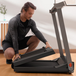 Бягаща пътека Xiaomi KingSmith WalkingPad G1 TRG1F, 918W, До 110 кг, 0.5/12 км/ч, Показател на измервани стойности, Мобилно приложение, Черен/сив
