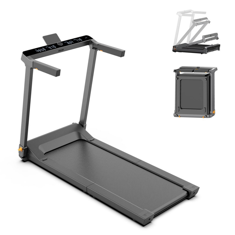 Бягаща пътека Xiaomi KingSmith WalkingPad G1 TRG1F, 918W, До 110 кг, 0.5/12 км/ч, Показател на измервани стойности, Мобилно приложение, Черен/сив