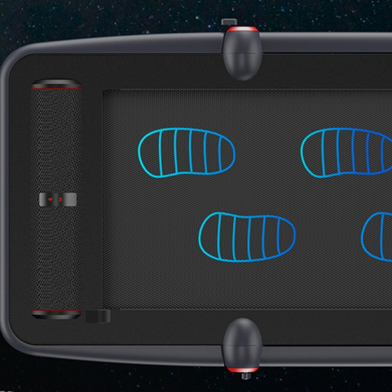 Бягаща пътека Xiaomi KingSmith WalkingPad K12 TRK12F, 746W, До 100 кг, 0.8/12 км/ч, 2 режима, Показател на измервани стойности, Мобилно приложение, Сгъваема, LED, Черен