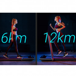 Бягаща пътека Xiaomi KingSmith WalkingPad K12 TRK12F, 746W, До 100 кг, 0.8/12 км/ч, 2 режима, Показател на измервани стойности, Мобилно приложение, Сгъваема, LED, Черен