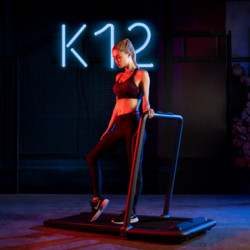 Бягаща пътека Xiaomi KingSmith WalkingPad K12 TRK12F, 746W, До 100 кг, 0.8/12 км/ч, 2 режима, Показател на измервани стойности, Мобилно приложение, Сгъваема, LED, Черен