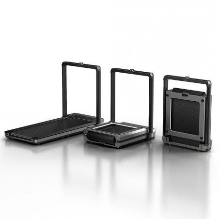 Бягаща пътека Xiaomi KingSmith WalkingPad X23 TRX23F, 1470W, 2 к.с, До 136 кг, 1/16 км/ч, Показател на измервани стойности, Мобилно приложение, NFC, LED, Сгъваема, Черен
