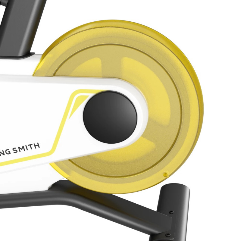 Велоаргометър Xiaomi KingSmith PB08S Spinning bike, Маховик 8 кг, Магнитно съпротивление, 40 степени, До 100 кг, LED, Калории, Разстояние, Мобилно приложение, Бял