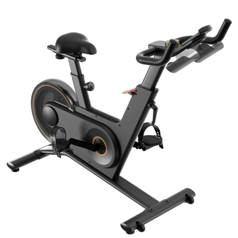 Велоаргометър Xiaomi KingSmith PB08S Spinning bike, Маховик 8 кг, Магнитно съпротивление, 40 степени, До 100 кг, LED, Калории, Разстояние, Мобилно приложение, Черен