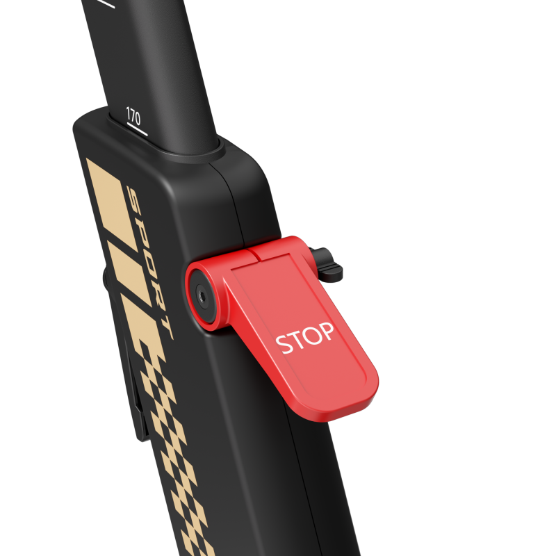 Велоаргометър Xiaomi KingSmith PB08S Spinning bike, Маховик 8 кг, Магнитно съпротивление, 40 степени, До 100 кг, LED, Калории, Разстояние, Мобилно приложение, Черен