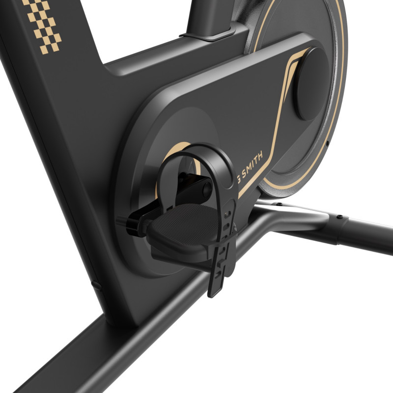 Велоаргометър Xiaomi KingSmith PB08S Spinning bike, Маховик 8 кг, Магнитно съпротивление, 40 степени, До 100 кг, LED, Калории, Разстояние, Мобилно приложение, Черен