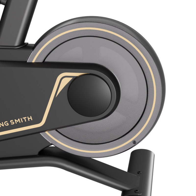 Велоаргометър Xiaomi KingSmith PB08S Spinning bike, Маховик 8 кг, Магнитно съпротивление, 40 степени, До 100 кг, LED, Калории, Разстояние, Мобилно приложение, Черен