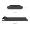 Бягаща пътека Xiaomi KingSmith WalkingPad R3 WP440F4, 735W, 1 к.с., До 120 кг, 0.5-6 км/ч, Вграден дисплей, Мобилно приложение, Сгъваема, Черен/Сив