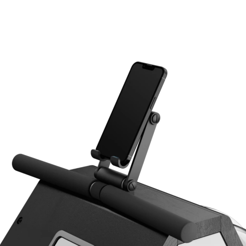 Гребен тренажор с водно съпротивление Xiaomi KingSmith WR20 RMWR20F, 800N, Релса 117 см, 5 степени, 7-11 л, Сгъваем, Мобилно приложение, Черен/кафяв