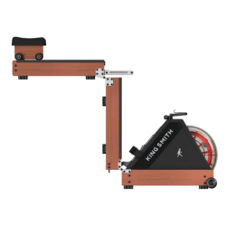 Гребен тренажор с водно съпротивление Xiaomi KingSmith WR20 RMWR20F, 800N, Релса 117 см, 5 степени, 7-11 л, Сгъваем, Мобилно приложение, Черен/кафяв