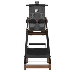 Гребен тренажор с водно съпротивление Xiaomi KingSmith WR20 RMWR20F, 800N, Релса 117 см, 5 степени, 7-11 л, Сгъваем, Мобилно приложение, Черен/кафяв