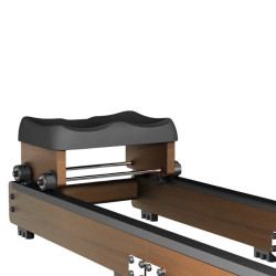 Гребен тренажор с водно съпротивление Xiaomi KingSmith WR20 RMWR20F, 800N, Релса 117 см, 5 степени, 7-11 л, Сгъваем, Мобилно приложение, Черен/кафяв
