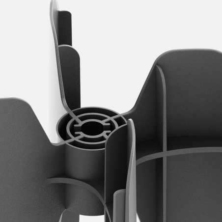 Гребен тренажор с водно и магнитно съпротивление Xiaomi KingSmith WM10 RMWM10F, 500N, Релса 117 см, 5/32 степени, 15/25 л, Сгъваем, Черен/кафяв